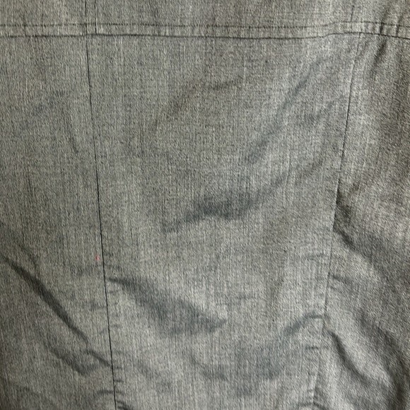 GNW Knee-Length Pencil Polyester Skirt Gray Size Medium - Picture 2 of 10